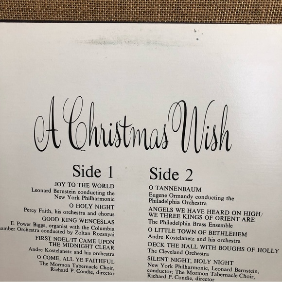70's "A Christmas Wish" Album - 70's Christmas Record - The Bay - 70's Holidays - Picture 7 of 7